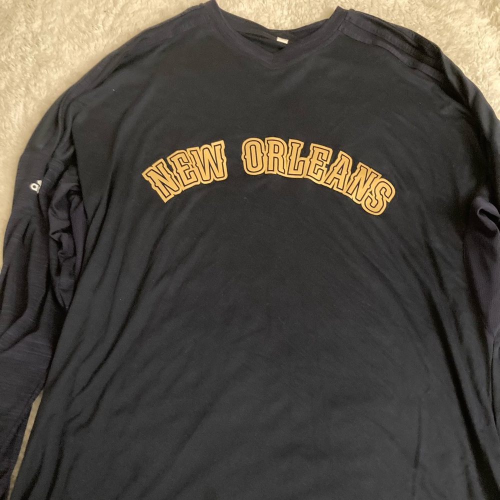 New Orleans Pelicans adidas L/S Shooting Shirt